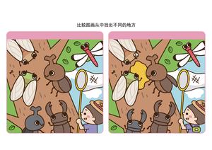 比较图画从中找出不同的地方_2