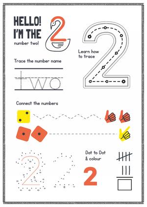 Numbers Activity Book
