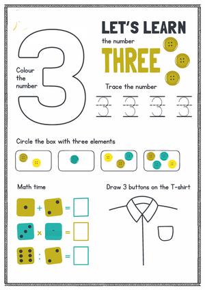 Numbers Activity Book