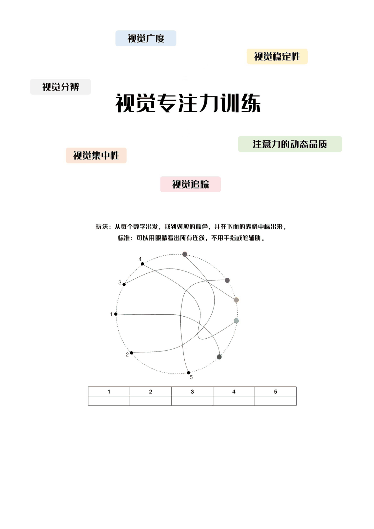 专注力训练上（25页） 第1页